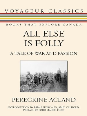 cover image of All Else Is Folly